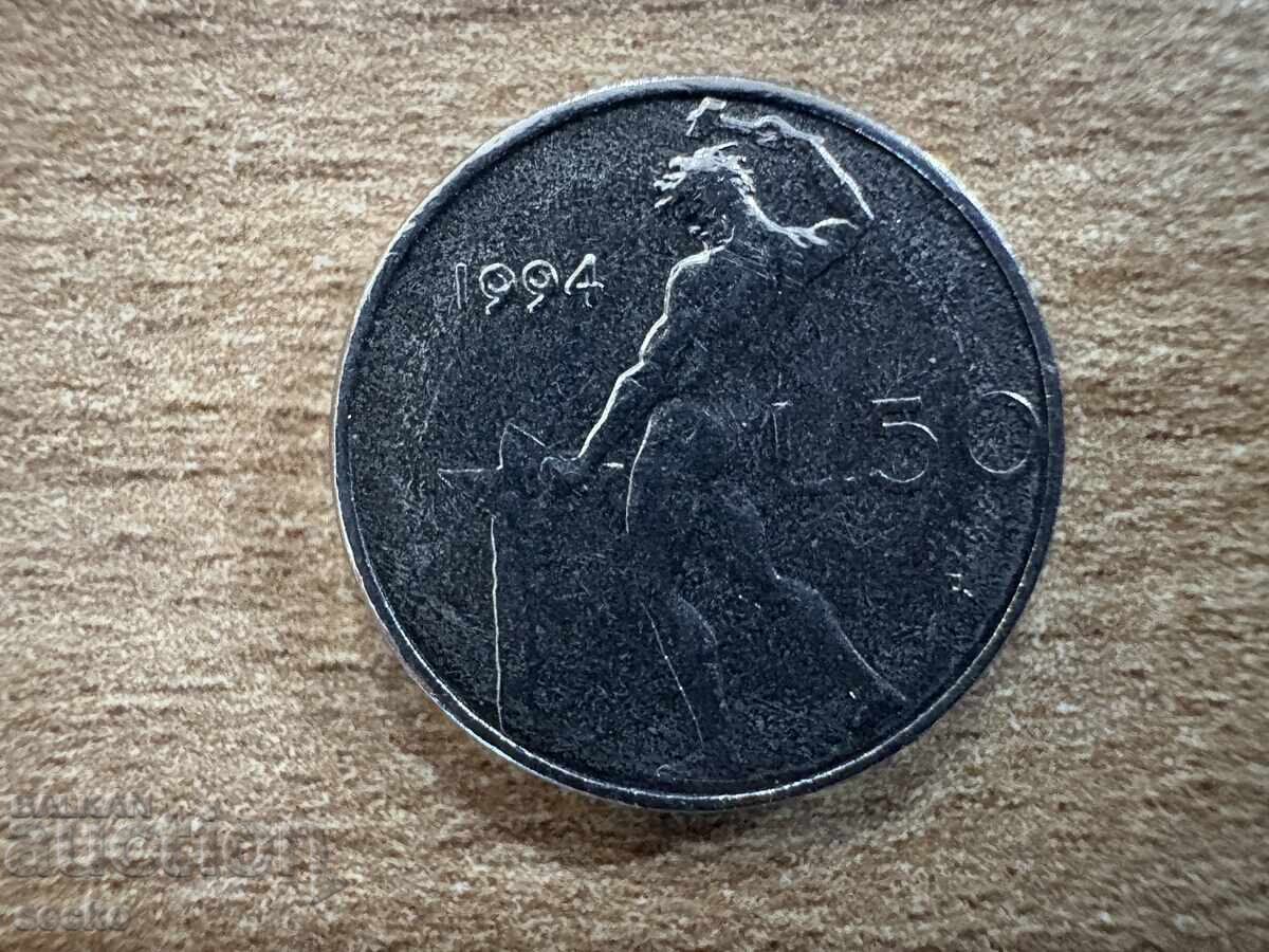 Italy - 50 Lire (1994) Italy - 50 Lire (1994)