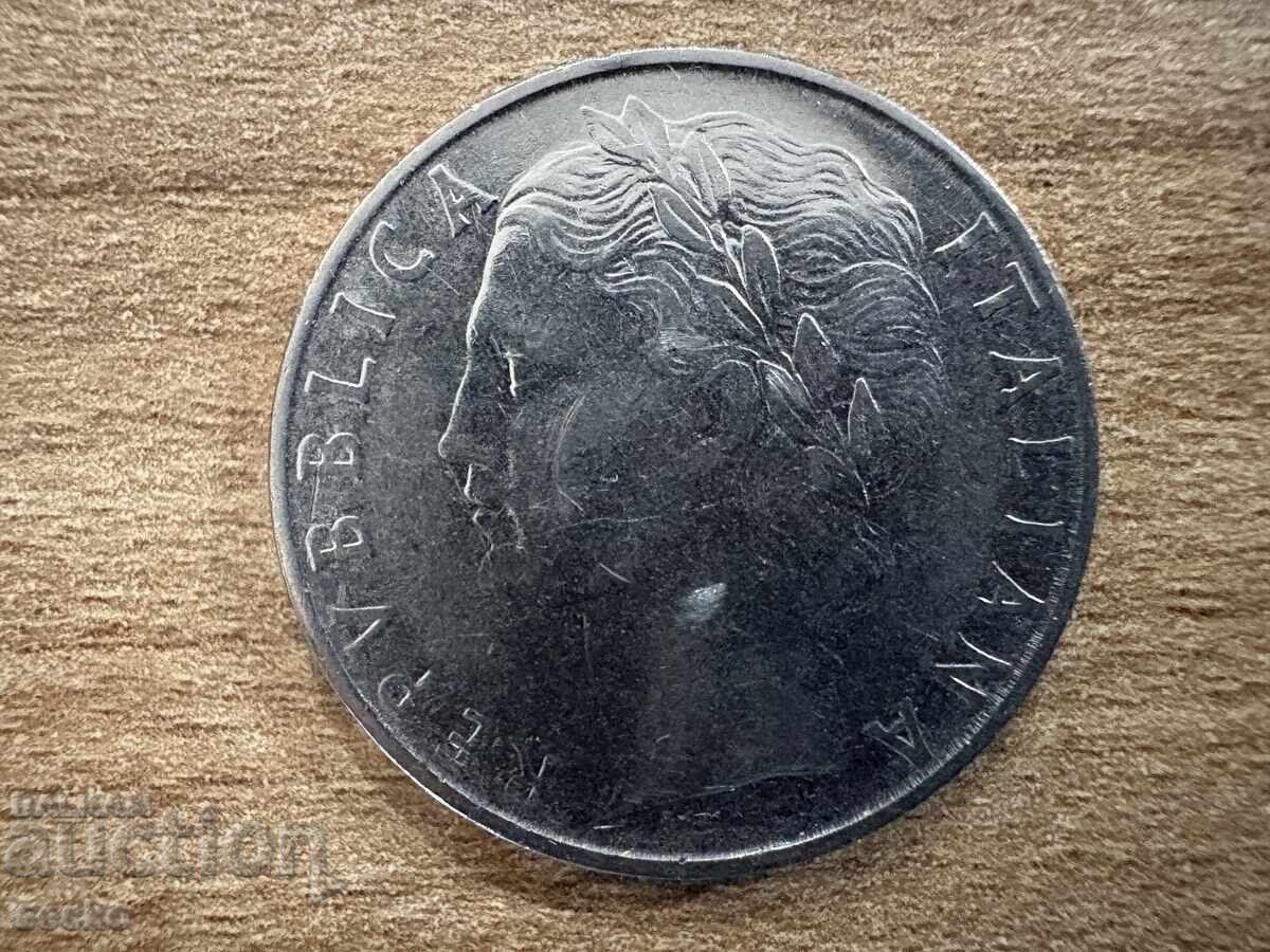 Ιταλία - 100 λιρών (1966) με τιμή 0.30 BGN | € 0.15