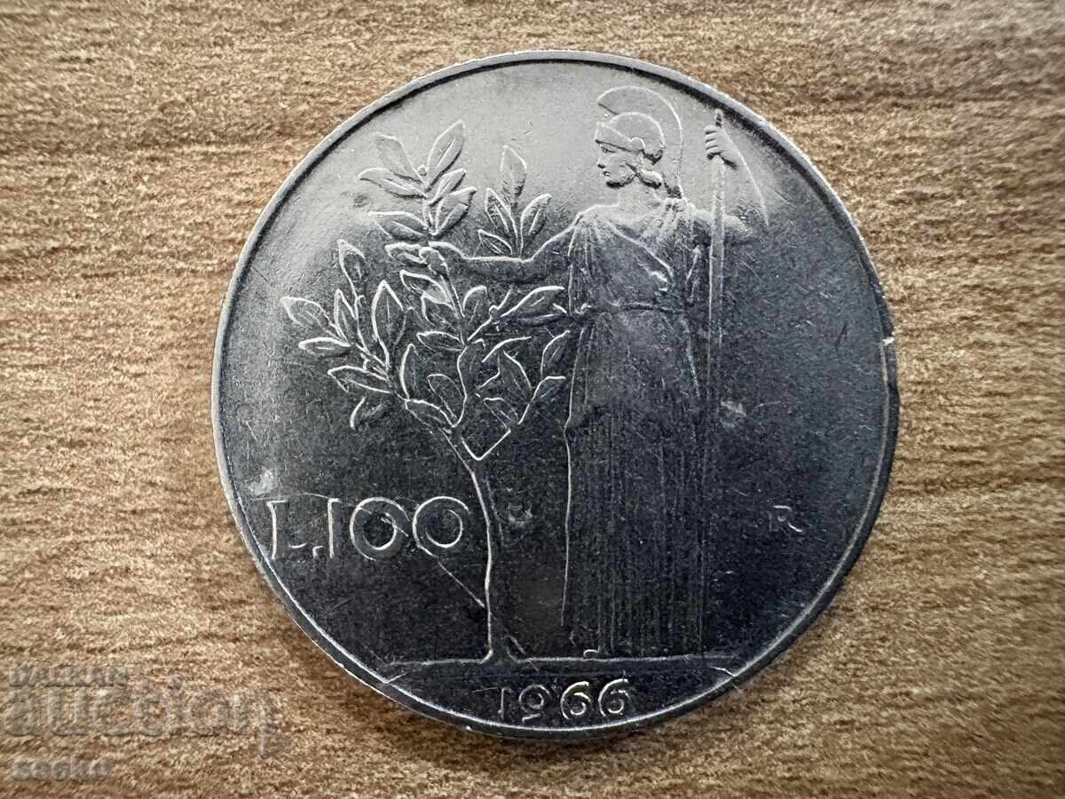 Ιταλία - 100 λιρών (1966)