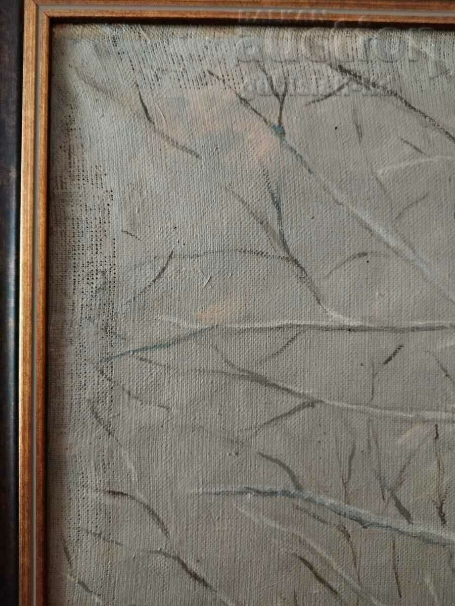 Delivery of Painting, winter landscape, art. Ya. Petrov, 1970s