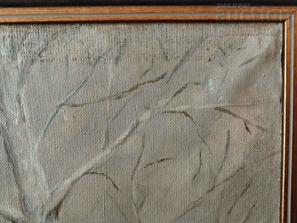 Painting, winter landscape, art. Ya. Petrov, 1970s - 6