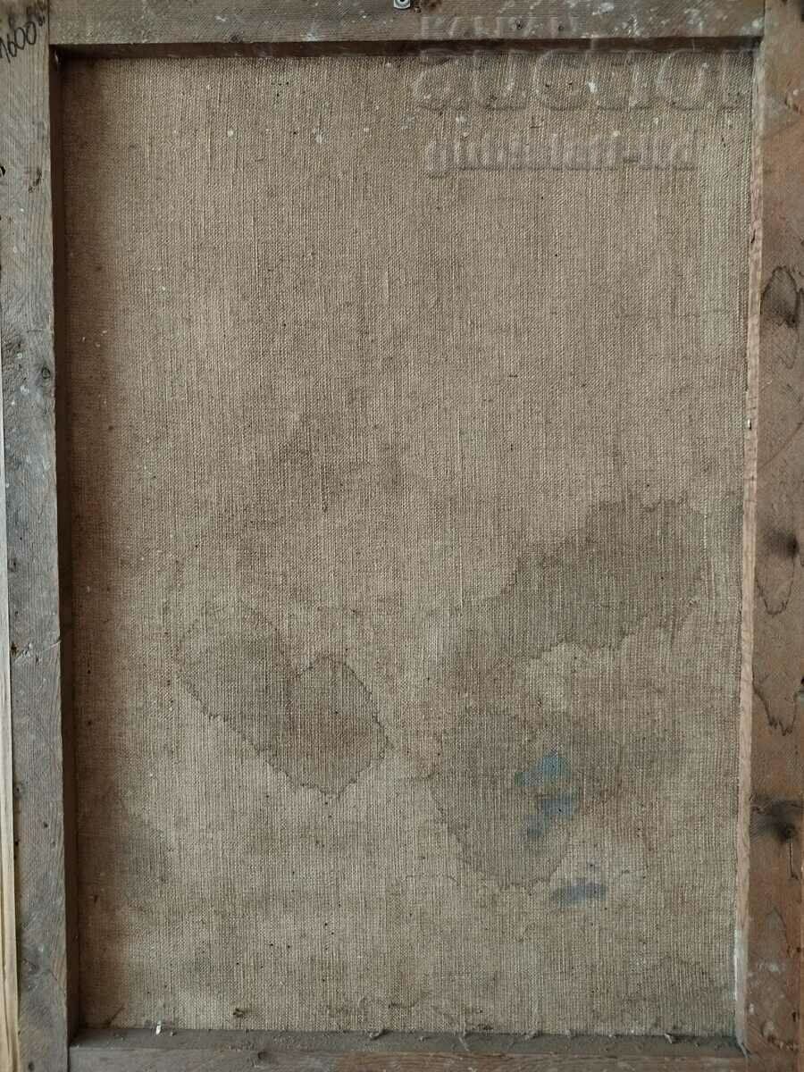 Painting, winter landscape, art. Ya. Petrov, 1970s - 7