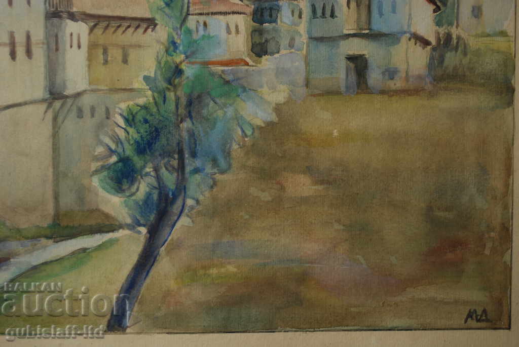 Licitație Pictură, Peisaj din Melnik, art. M.D., anii 1970