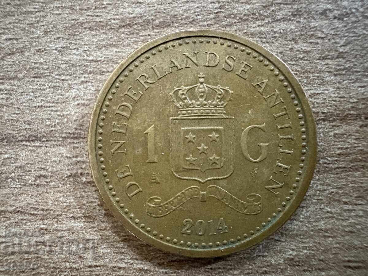 Ολλανδικές Αντίλλες - 1 γκίλντερ (2014)