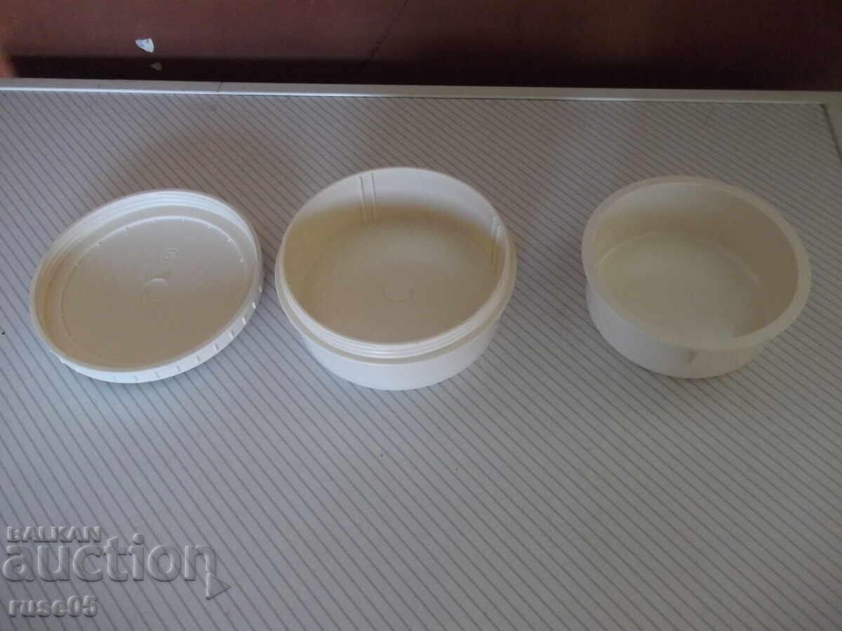 Κουτί βακελίτη στρογγυλό από την σοσιαλιστική εποχή, καινούργιο - 5 Κουτί βακελίτη στρογγυλό από την σοσιαλιστική εποχή, καινούργιο - 5