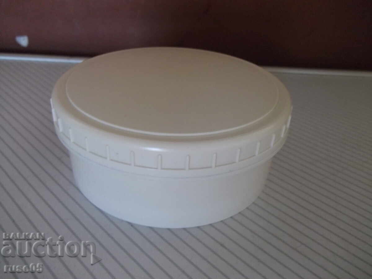 Κουτί βακελίτη στρογγυλό από την σοσιαλιστική εποχή, καινούργιο Κουτί βακελίτη στρογγυλό από την σοσιαλιστική εποχή, καινούργιο