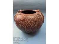 Vază ceramică braziliană Marajoara