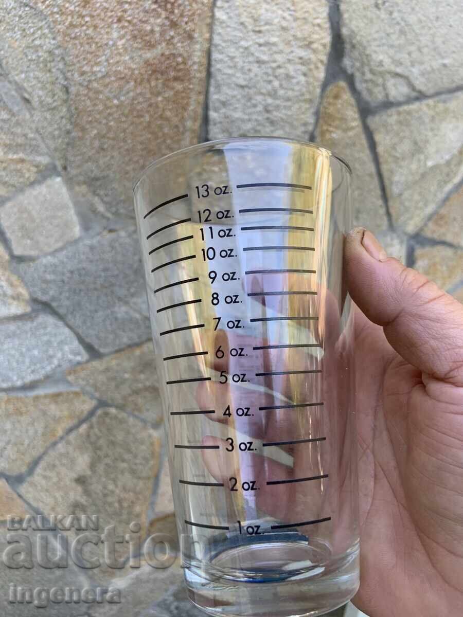 Auction  Libbey Cocktail Measuring Glass 13 oz