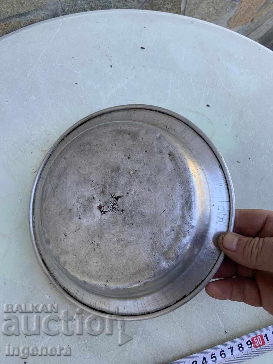 FARFURIE VECHE DIN ALUMINIU MARCATA - 5