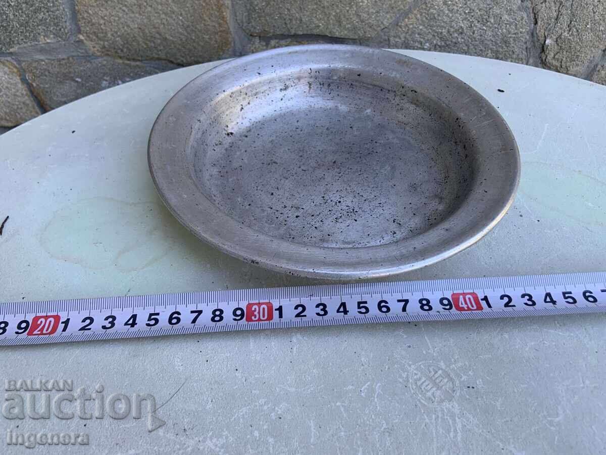 FARFURIE VECHE DIN ALUMINIU MARCATA