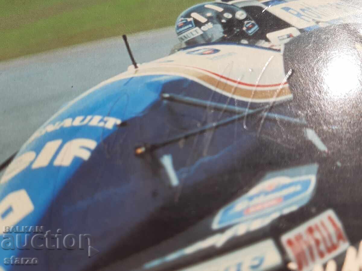 Licitație Carte poștală Formula 1 cu autograf