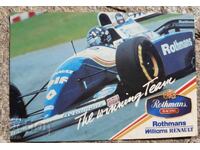 Formula 1 Autograph Card