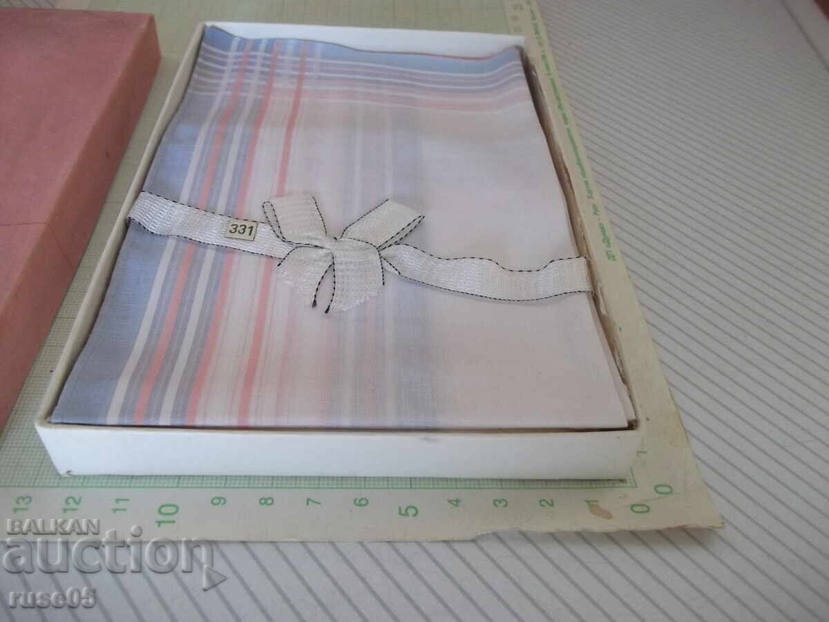 "Carmen" set of cotton handkerchiefs for women in a box with price 10.00 BGN | € 5.11