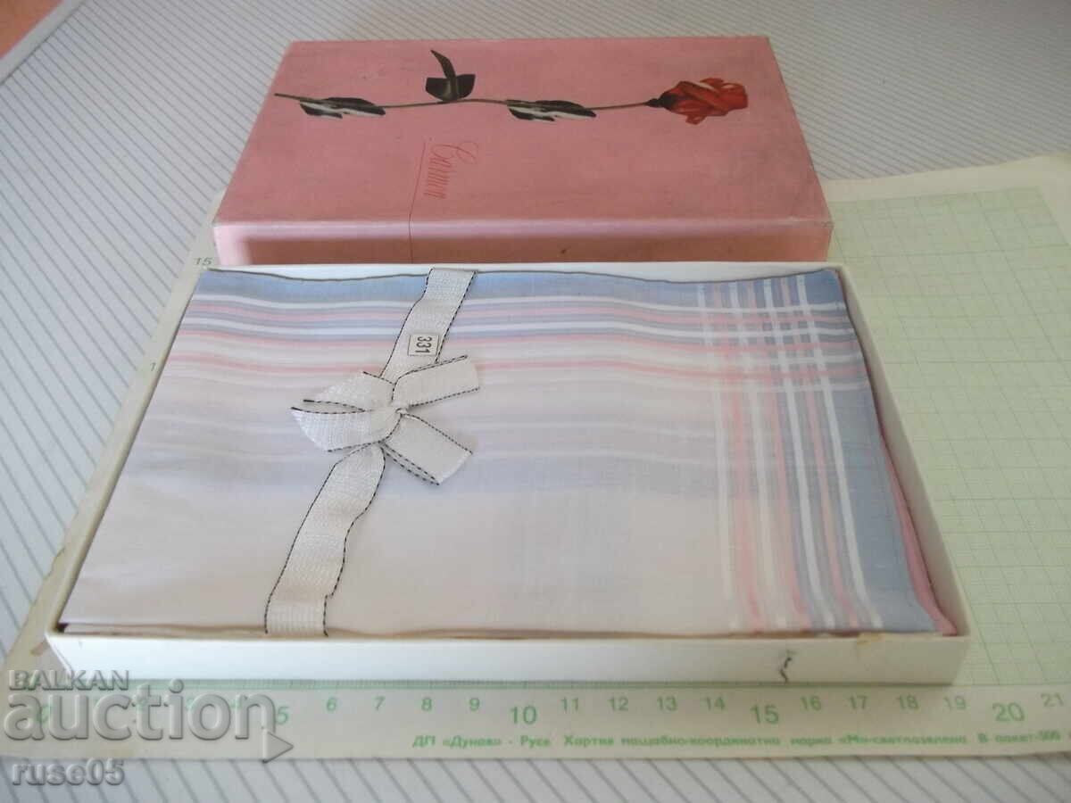Auction  "Carmen" set of cotton handkerchiefs for women in a box