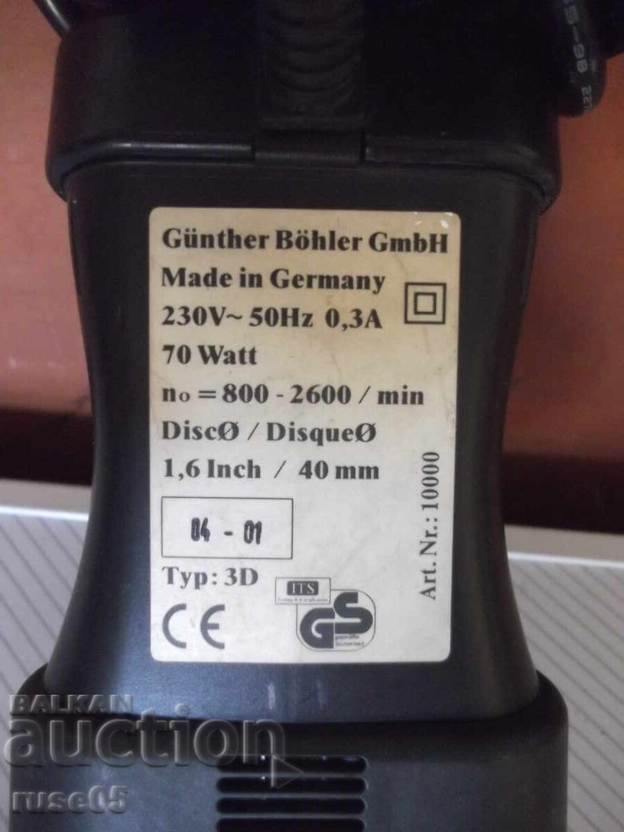 Τριβείο "BOHLER 3D" γερμανικό, λειτουργικό - 6