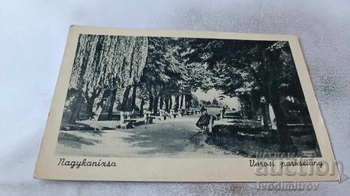 Ταχυδρομική κάρτα Nagykanizsa Varosi Parkja 1945 Ταχυδρομική κάρτα Nagykanizsa Varosi Parkja 1945