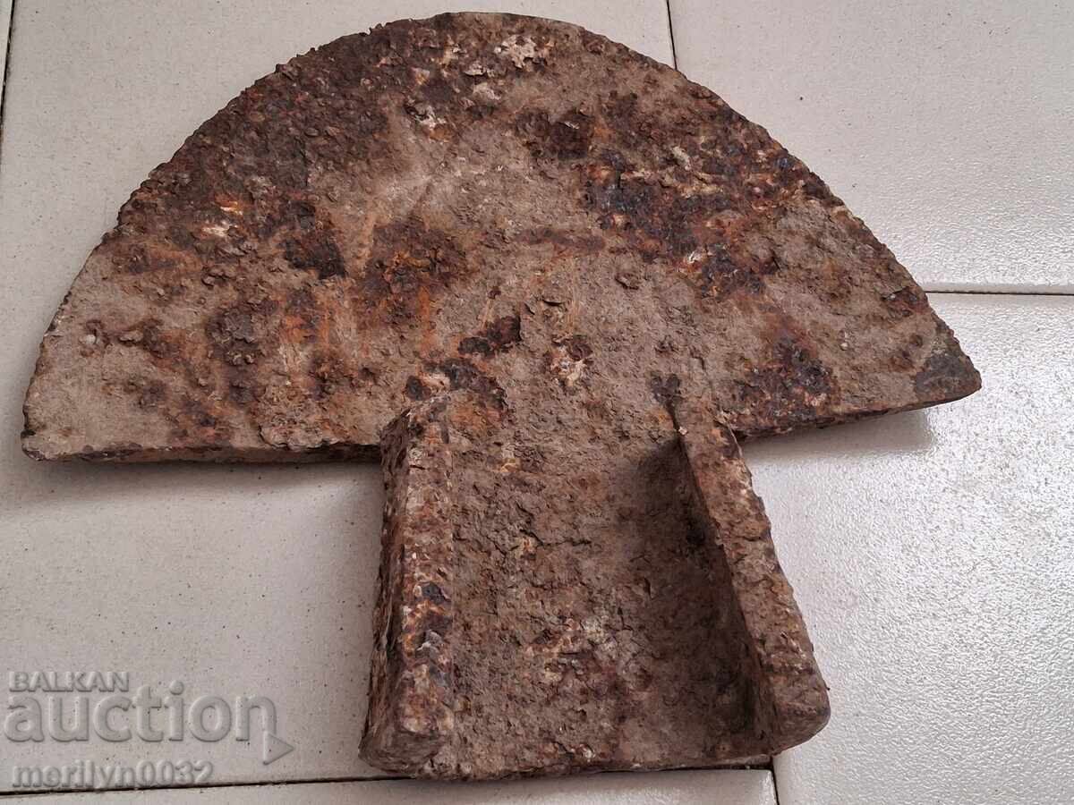 Wrought plowshare for plow, lemish, wrought iron - 6