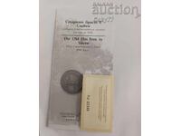 Brochure + certificate of the old elm in Sliven