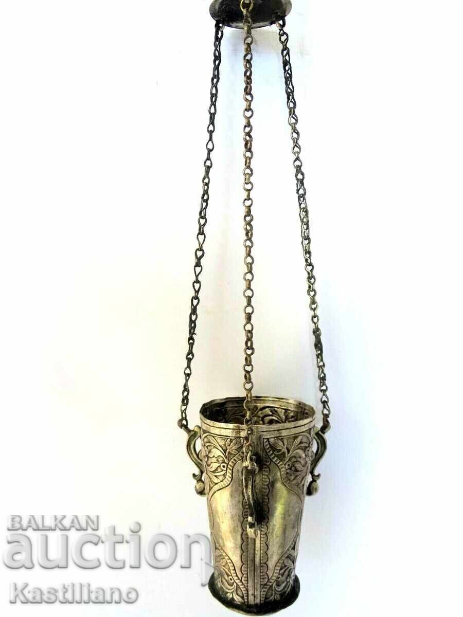 Уникално руско сребърно кандило - 5 Уникално руско сребърно кандило - 5