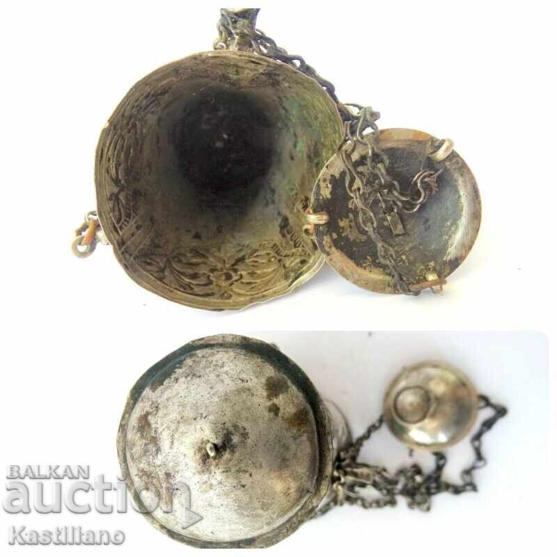 Уникално руско сребърно кандило - 6 Уникално руско сребърно кандило - 6