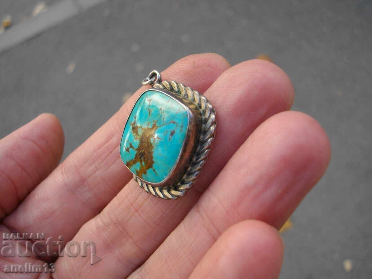 ΠΑΛΑΙΟ ΑΣΗΜΕΝΙΟ ΜΕΝΤΑΓΙΟΝ ΜΕ ΤΙΡΚΟΥΑΖ με τιμή 50.00 BGN | € 25.56