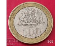 100 pesos 2006 - Chile