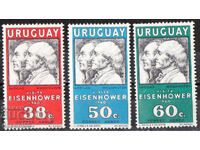 1960. Uruguay. Visit of President Eisenhower