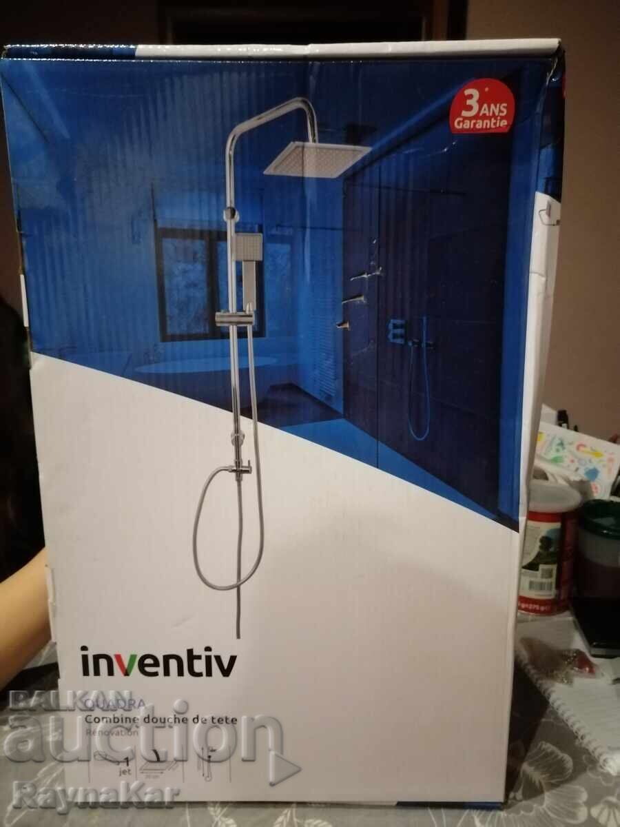 Shower system with head and handset