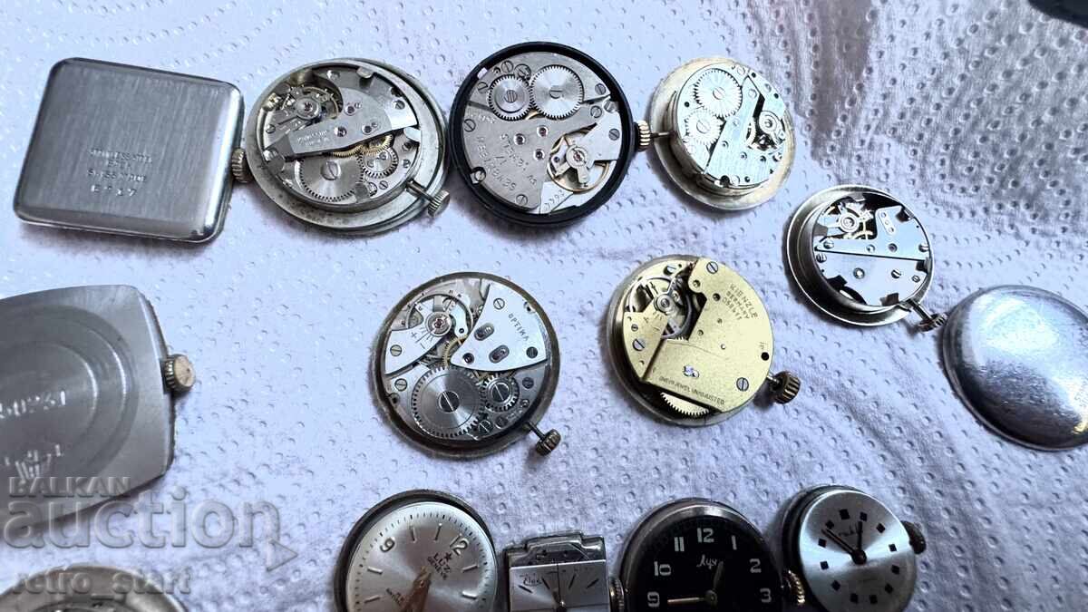 Механизми за часовници, повечето работят. - 5 Механизми за часовници, повечето работят. - 5