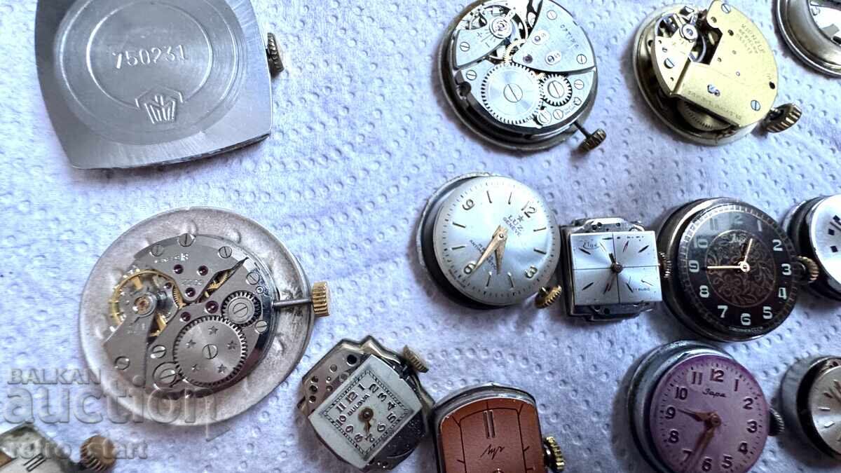 Механизми за часовници, повечето работят. - 6 Механизми за часовници, повечето работят. - 6