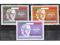 1961. Uruguay. Visit of the President of Italy, G. Gronchi