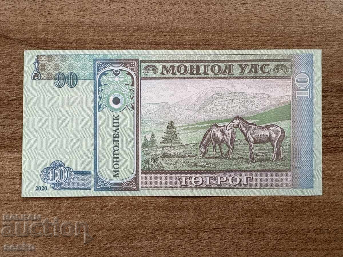 Μογγολία - 10 τογκρίκ (2020) UNC με τιμή 0.70 BGN | € 0.36 Μογγολία - 10 τογκρίκ (2020) UNC με τιμή 0.70 BGN | € 0.36