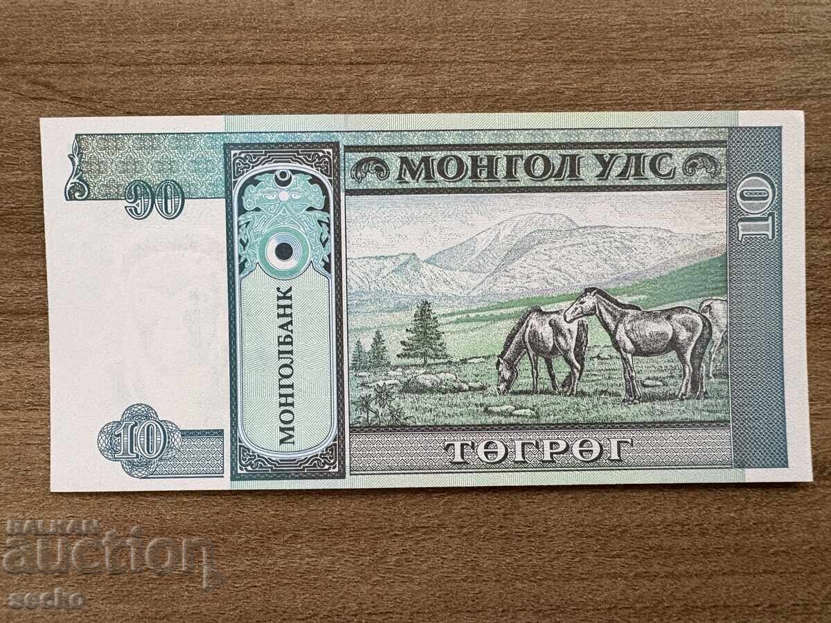 Μογγολία - 10 τουγκρίκ (1993) UNC με τιμή 1.40 BGN | € 0.72 Μογγολία - 10 τουγκρίκ (1993) UNC με τιμή 1.40 BGN | € 0.72