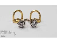Gold Women's Earrings with Diamonds, Brilliant Cut 18 Carat - Europe