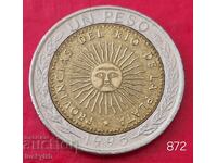 1 peso 1995 - Argentina