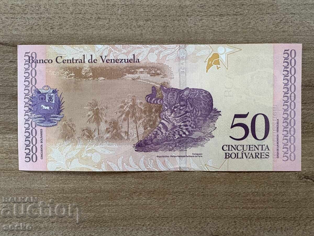 Βενεζουέλα - 50 μπολίβαρ (2018) UNC με τιμή 1.50 BGN | € 0.77 Βενεζουέλα - 50 μπολίβαρ (2018) UNC με τιμή 1.50 BGN | € 0.77