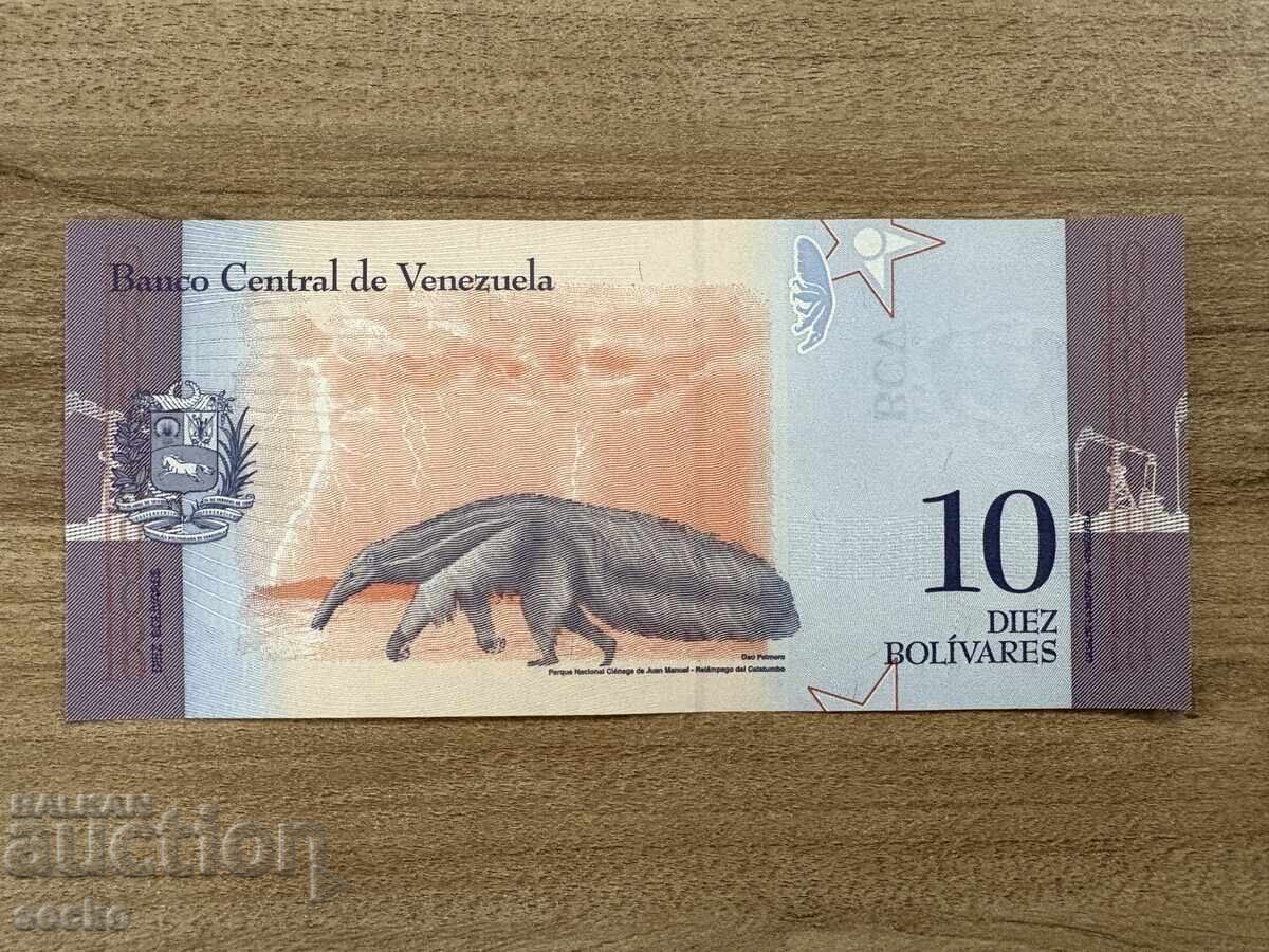 Βενεζουέλα - 10 μπολίβαρ (2018) UNC με τιμή 1.40 BGN | € 0.72