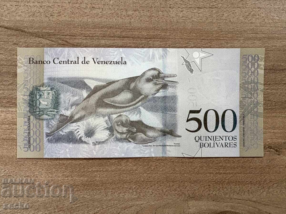 Венецуела - 500 боливара (2017) UNC с цена 1.40 лв. | € 0.72