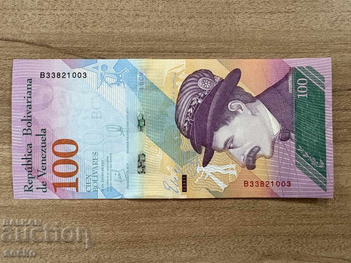Венецуела - 100 боливара (2018) UNC