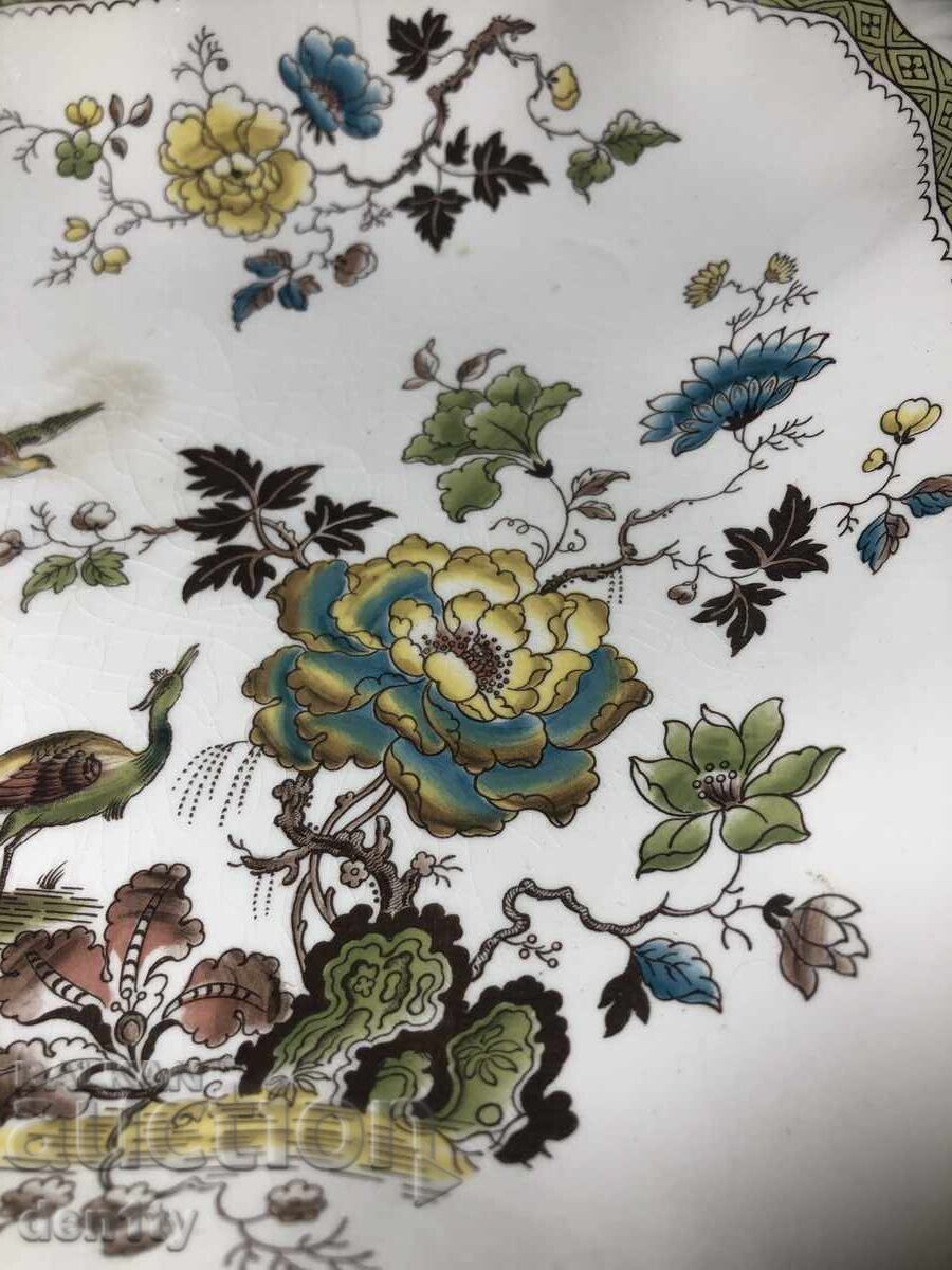 Auction  Old ceramic plate Masons England