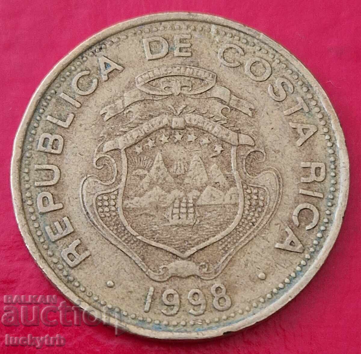100 colones 1998 - Costa Rica with price 2.00 BGN | € 1.02