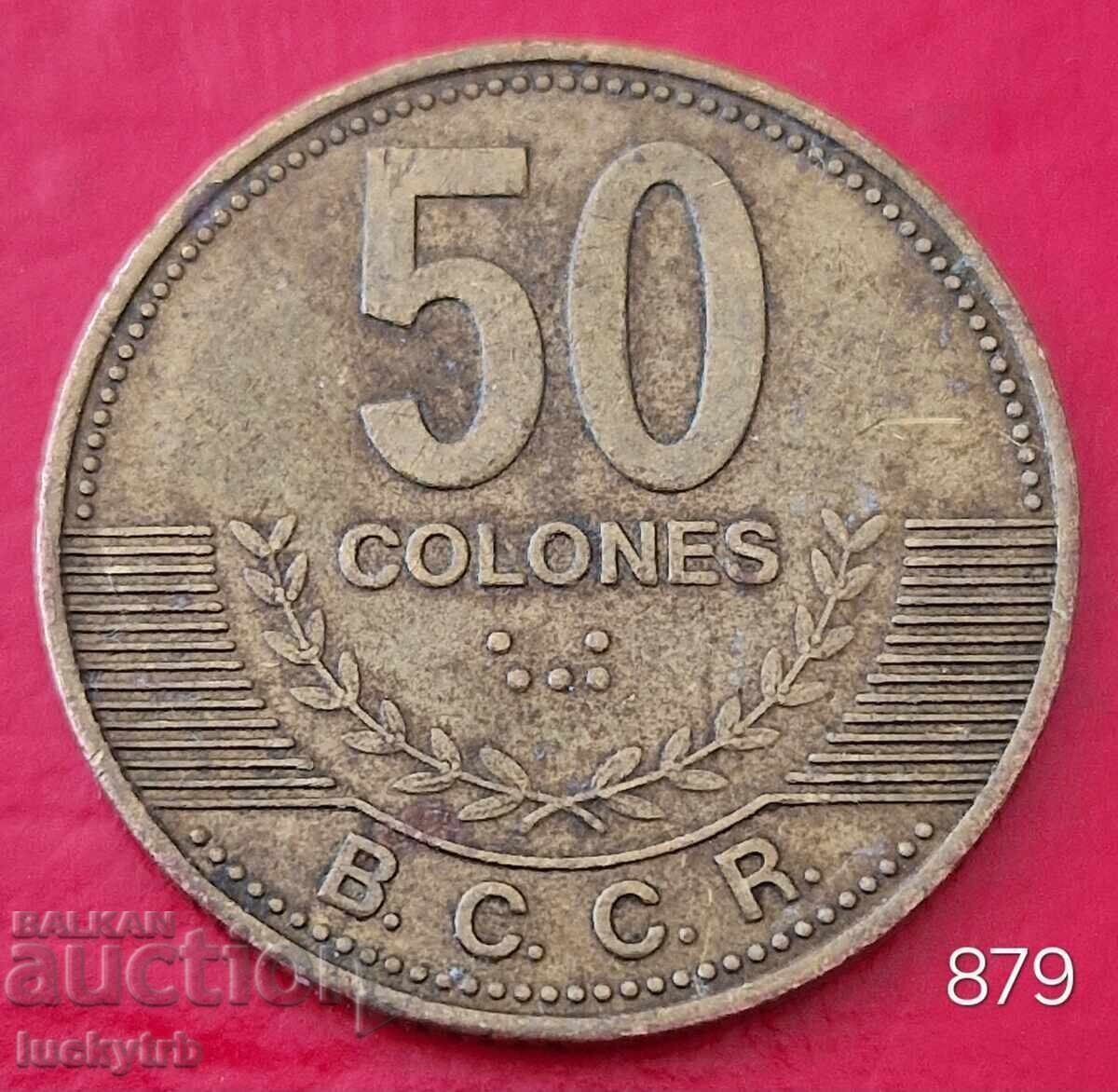 50 colón 2007 - Costa Rica