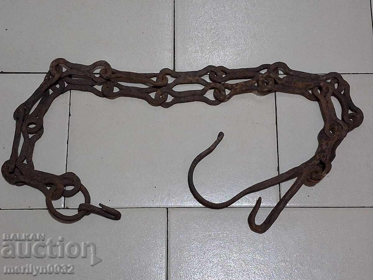 Old Wrought Iron Hearth Chain Wrought Iron Hook Chain with price 45.00 BGN | € 23.01 Old Wrought Iron Hearth Chain Wrought Iron Hook Chain with price 45.00 BGN | € 23.01