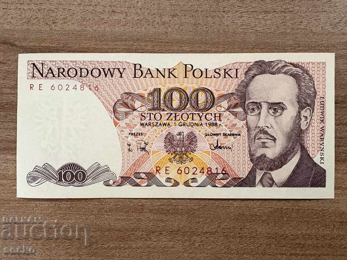 Πολωνία - 100 ζλότι (1988) UNC Πολωνία - 100 ζλότι (1988) UNC