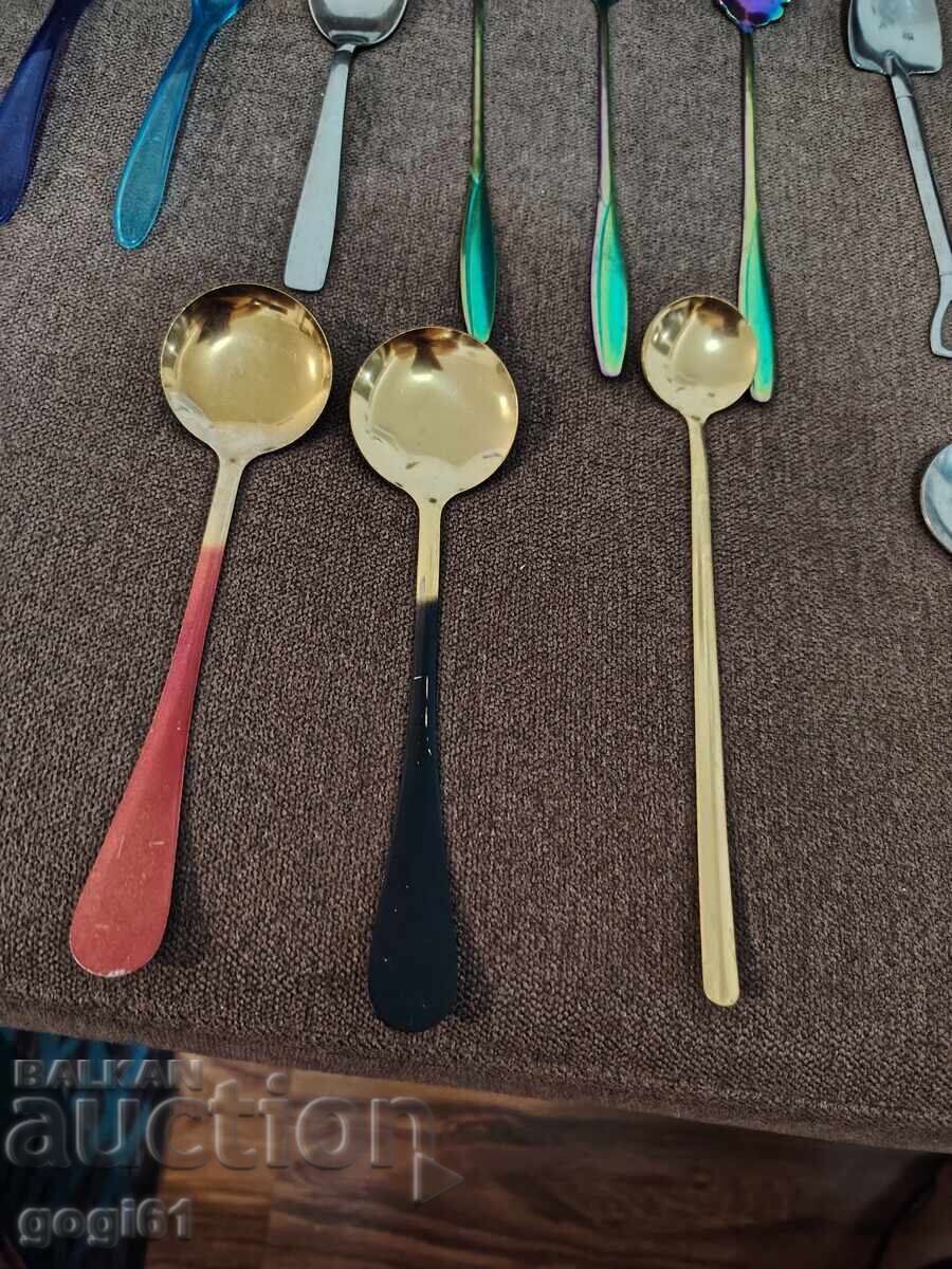 Lot of dessert and cocktail spoons - 7 Lot of dessert and cocktail spoons - 7