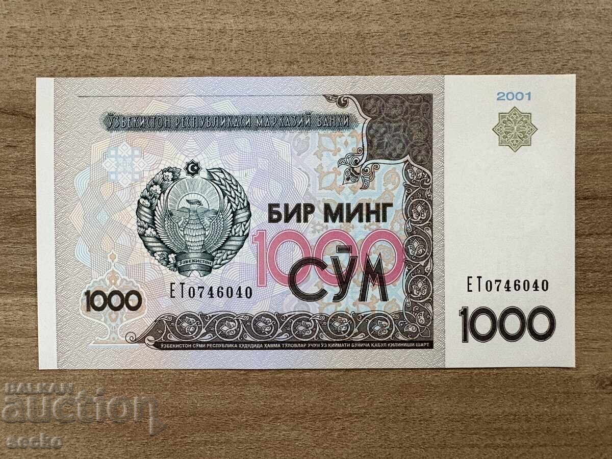 Ουζμπεκιστάν - 1000 suma (2001) Ουζμπεκιστάν - 1000 suma (2001)