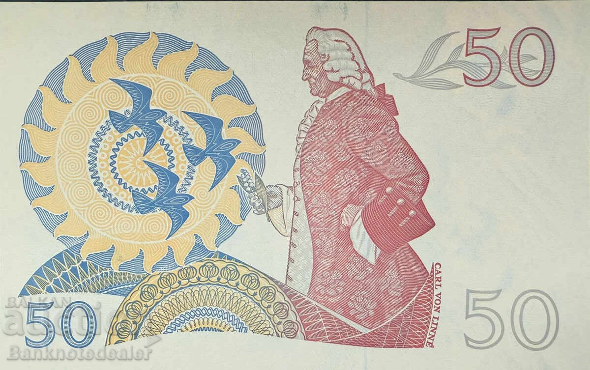 Sweden 50 Kronor 1990 Pick 53d Ref 5827 Uncirculated with price 40.00 BGN | € 20.45 Sweden 50 Kronor 1990 Pick 53d Ref 5827 Uncirculated with price 40.00 BGN | € 20.45