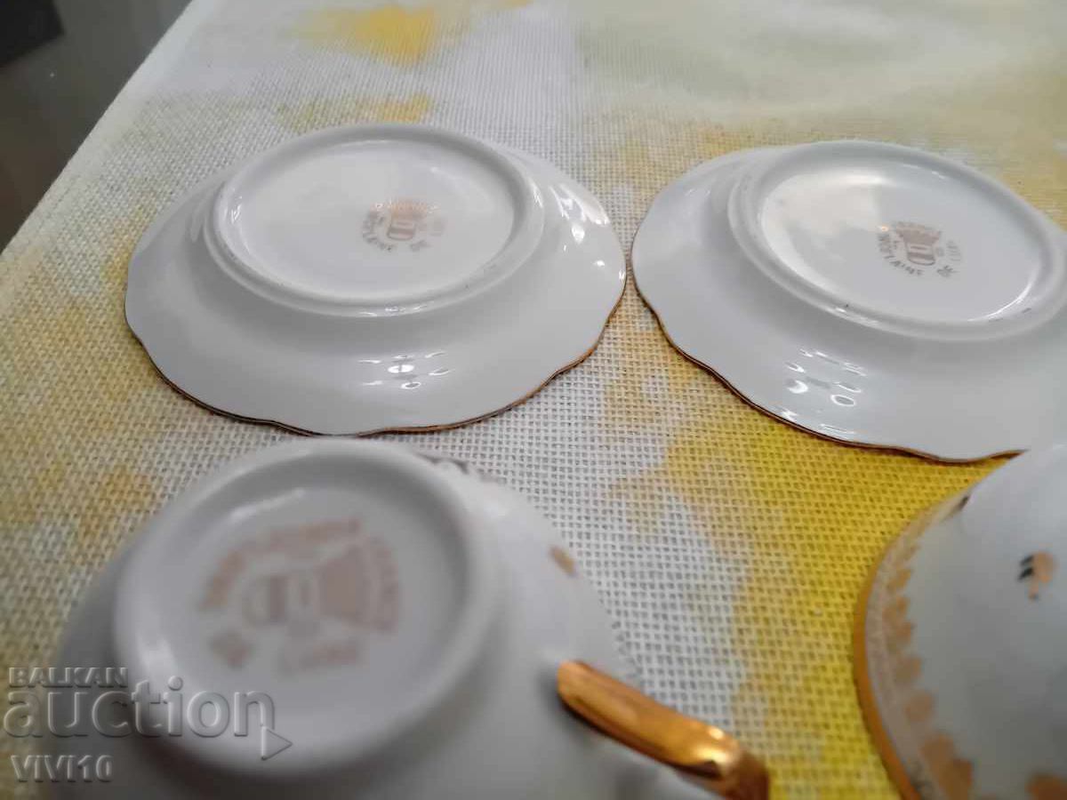 Доставка на 2 разкошни чаши порцелан, Наполеон,Франция