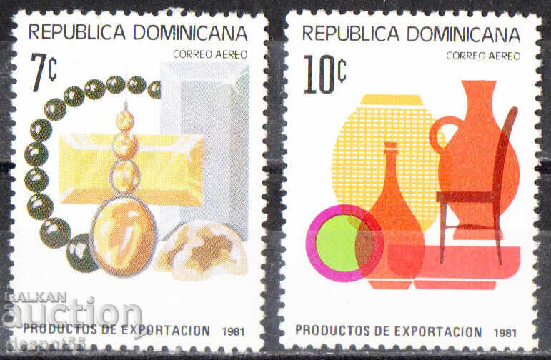 1981. Rep. Dominican Republic. Airmail - Export