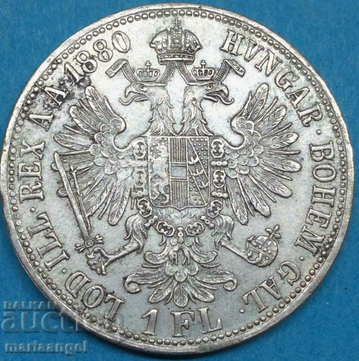 1 florin 1880 Αυστρία Franz Joseph ασήμι με τιμή 94.00 BGN | € 48.06 1 florin 1880 Αυστρία Franz Joseph ασήμι με τιμή 94.00 BGN | € 48.06